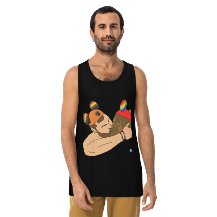 Men’s premium tank top - Magical Kiss - Image 2