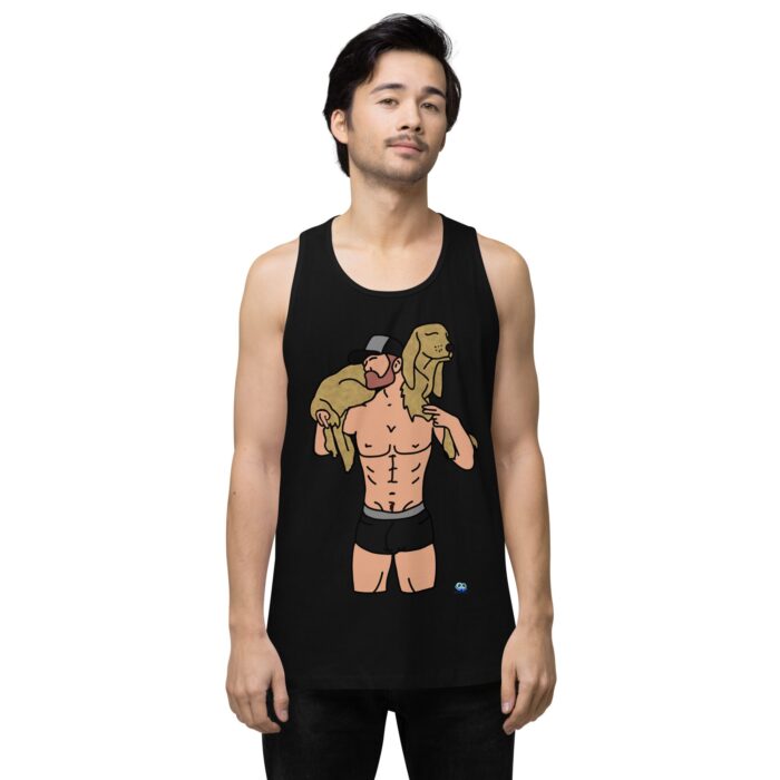 Men’s premium tank top - Man's Best Friend - Image 2