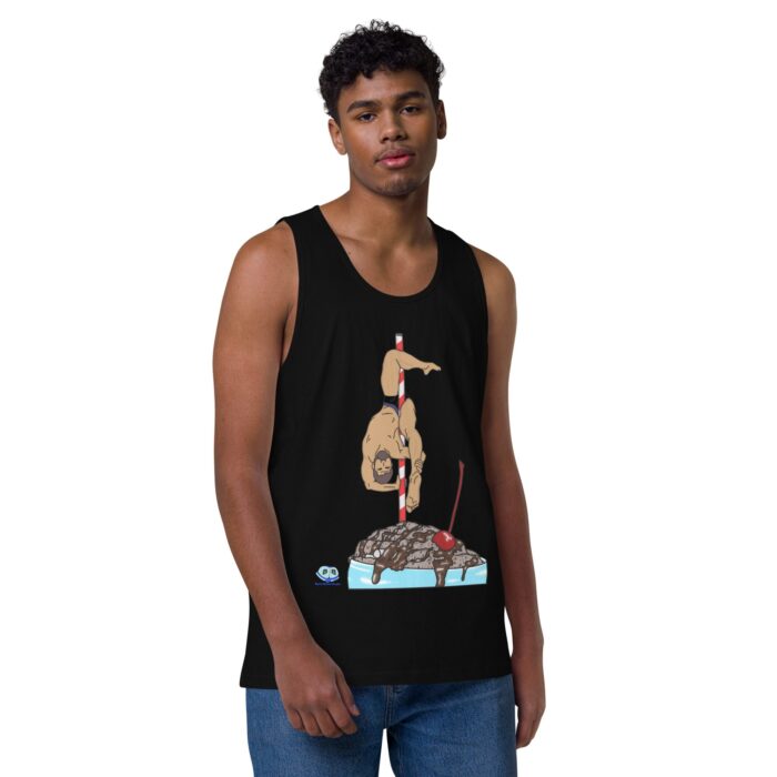 Men’s premium tank top - Milkshake