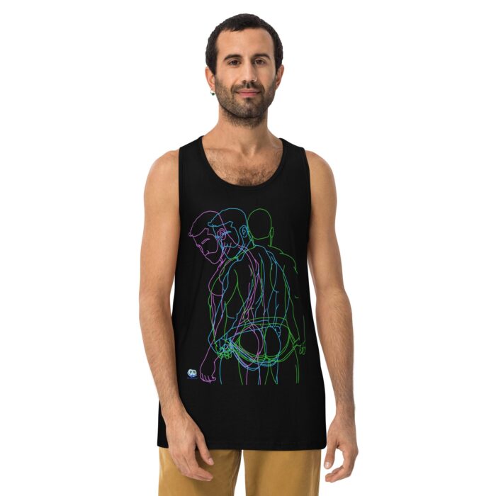 Men’s premium tank top - Neon - Image 2