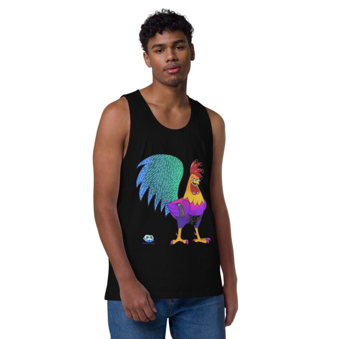 Men’s premium tank top - Pecker - Image 2