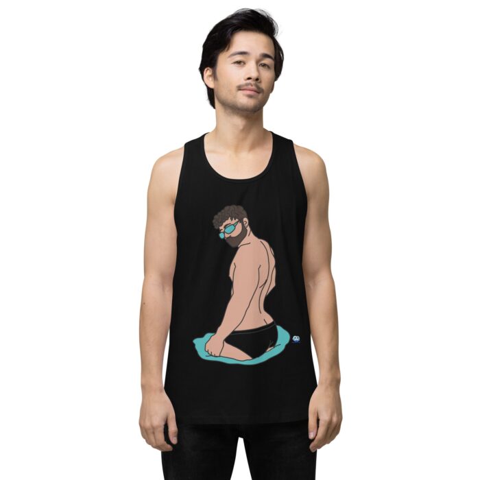 Men’s premium tank top - Pool Boy - Image 2