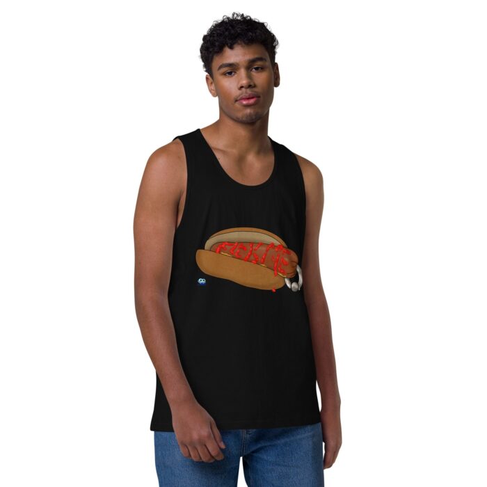 Men’s premium tank top - Real Bad Hotdog - Image 2