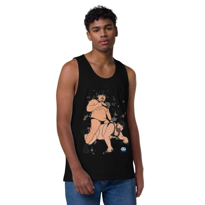Men’s premium tank top - Ride 'Em - Image 2