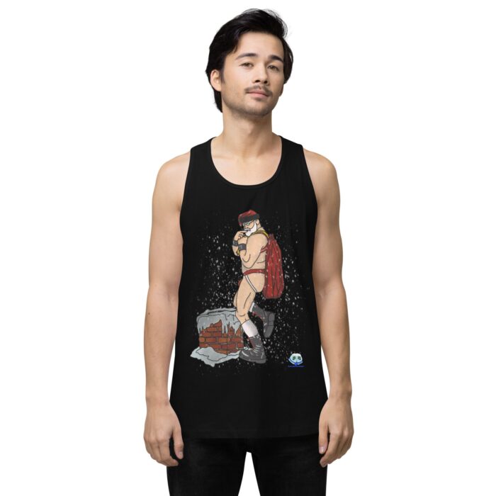 Men’s premium tank top - Santa's Sack - Image 2