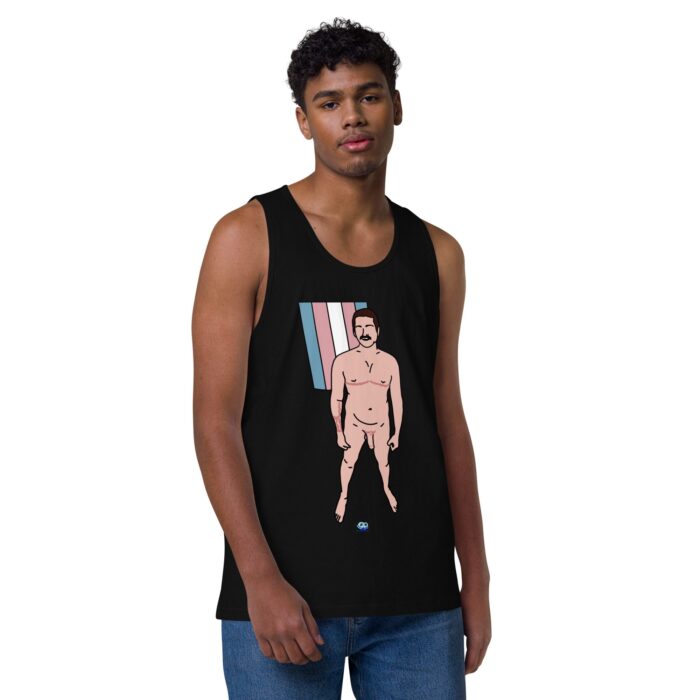 Men’s premium tank top - Scars - Image 2
