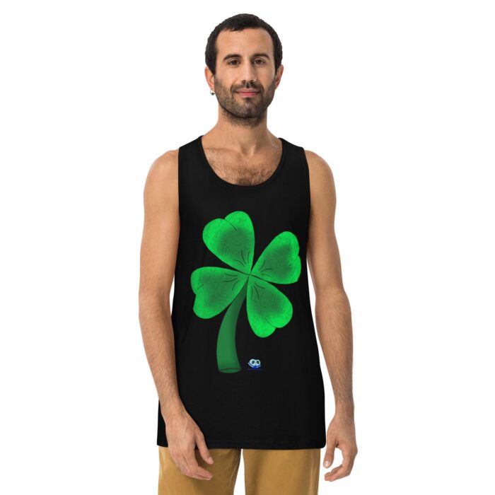 Men’s premium tank top - Shamrocky Mountain Oysters - Image 2