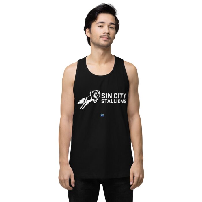 Men’s premium tank top - Sin City Stallions - Image 2