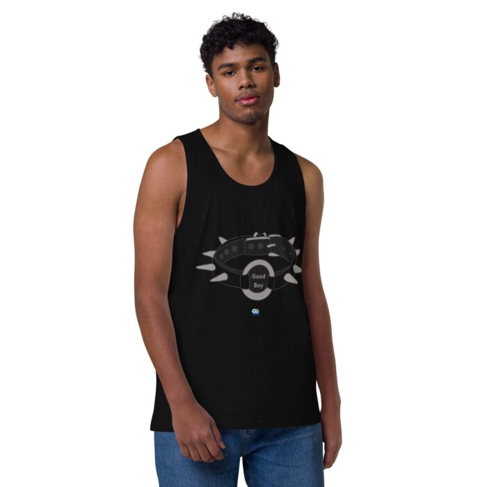 Men’s premium tank top - Spiked Collar - Image 2
