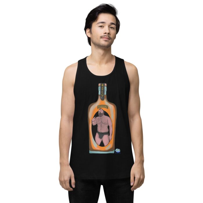 Men’s premium tank top - Two Fingers - Image 2