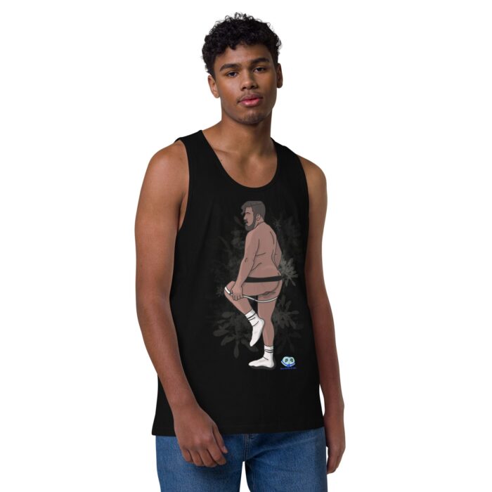 Men’s premium tank top - Undress - Image 2