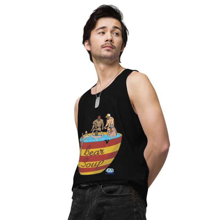 Men’s premium tank top - Bear Soup - Image 5