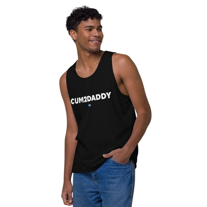 Men’s premium tank top - Cum 2 Daddy - Image 4