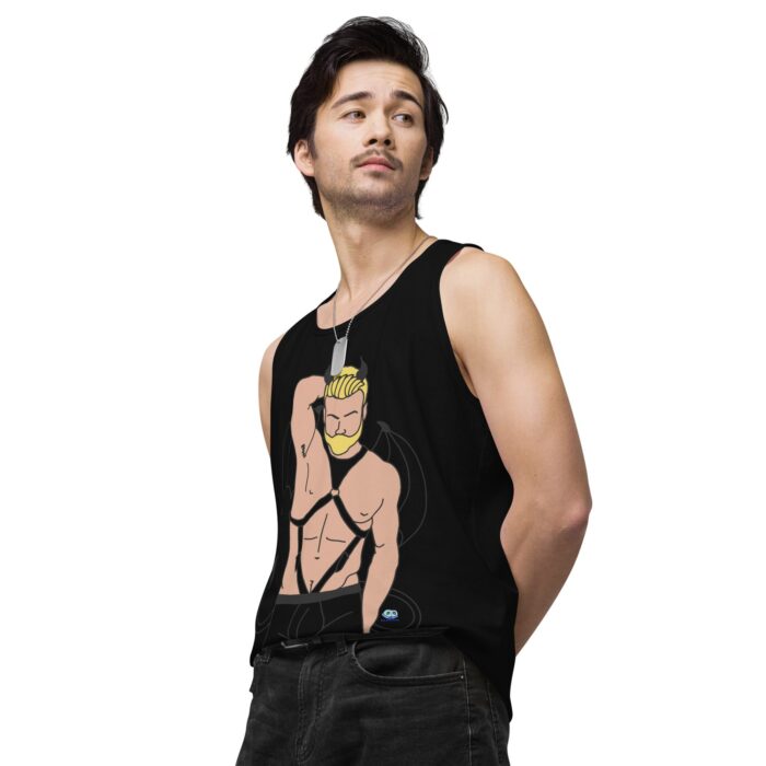 Men’s premium tank top - Devil - Image 5