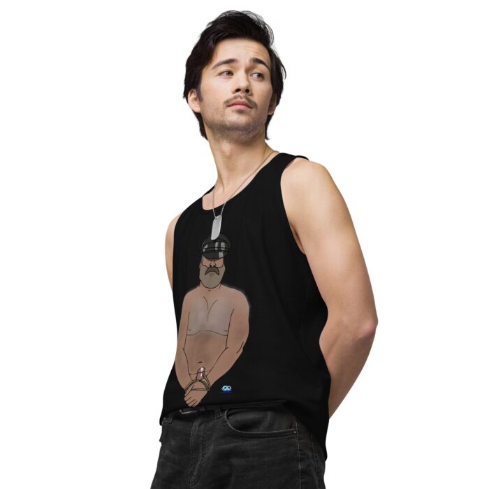 Men’s premium tank top - Hairy Daddy - Image 5