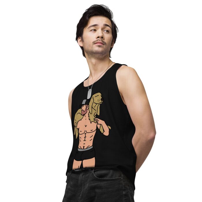Men’s premium tank top - Man's Best Friend - Image 5
