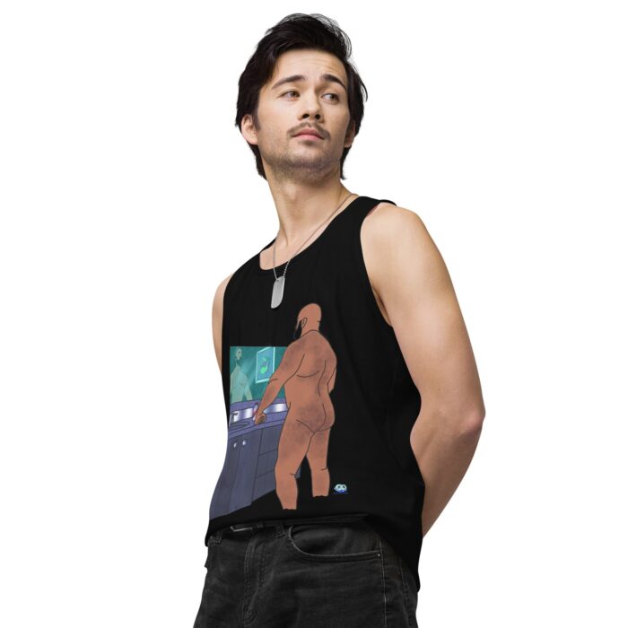 Men’s premium tank top - Morning Routine - Image 5