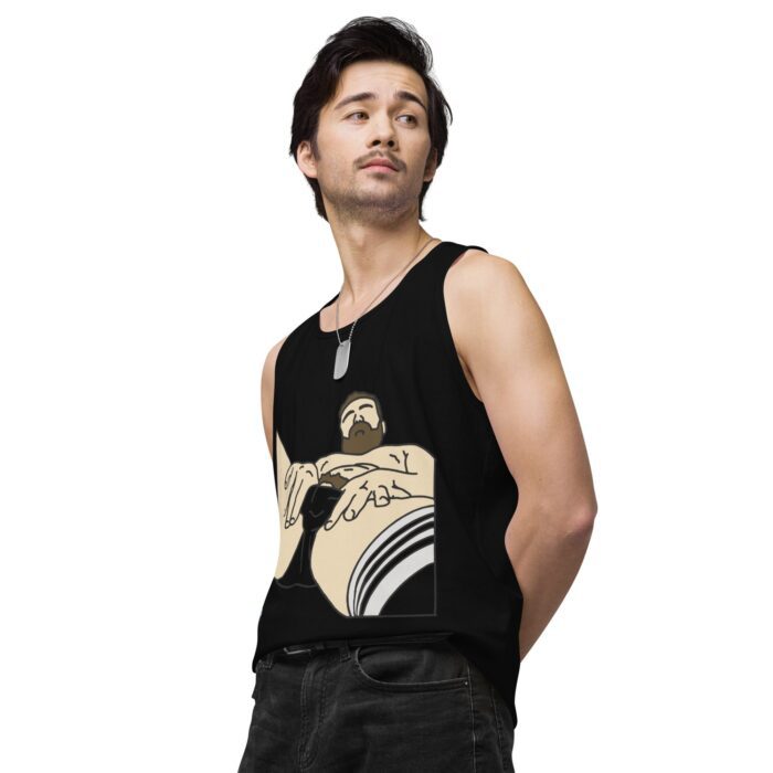 Men’s premium tank top - Peekaboo Bush - Image 5