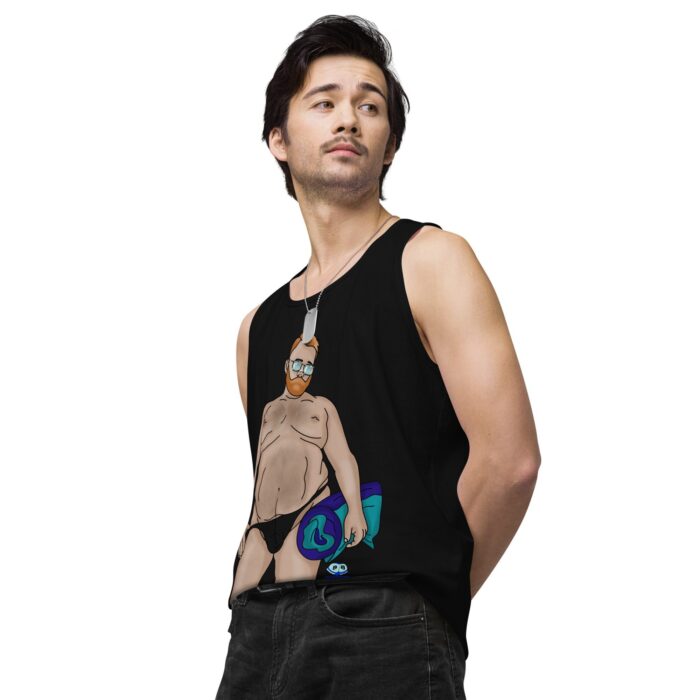 Men’s premium tank top - Ready for the Pool - Image 5