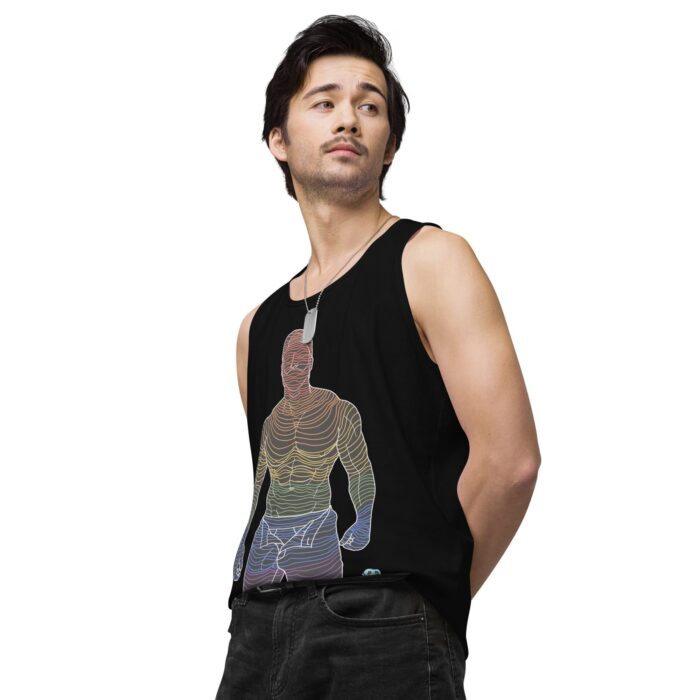 Men’s premium tank top - Ripples - Image 5