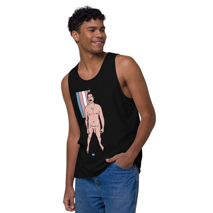 Men’s premium tank top - Scars - Image 4