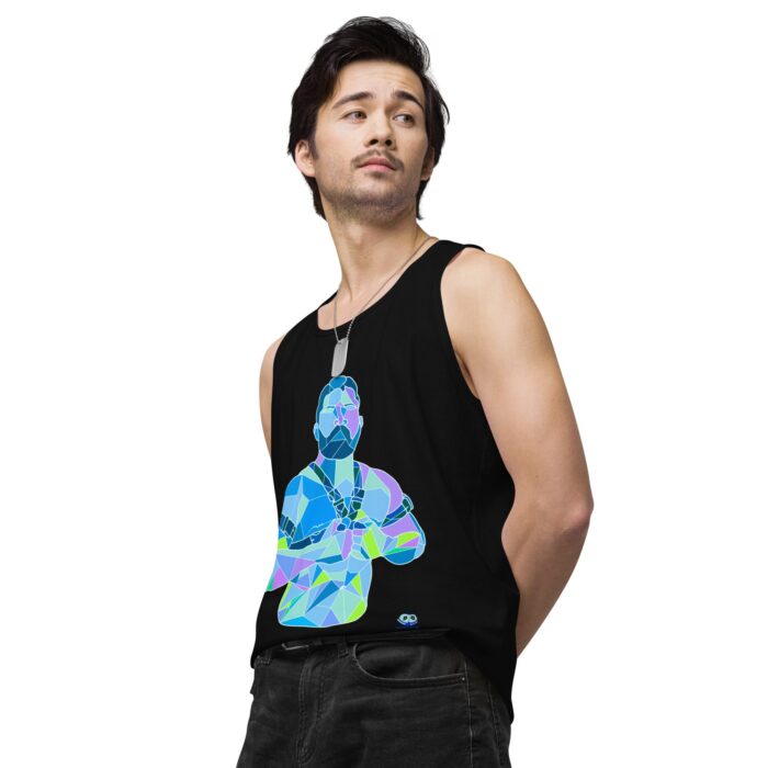 Men’s premium tank top - Shattered - Image 4