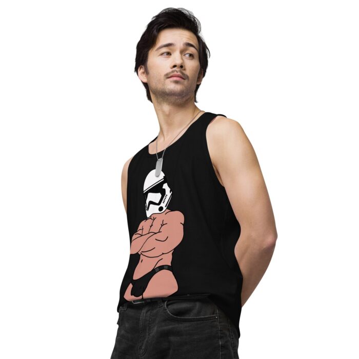 Men’s premium tank top - Super Trooper - Image 5