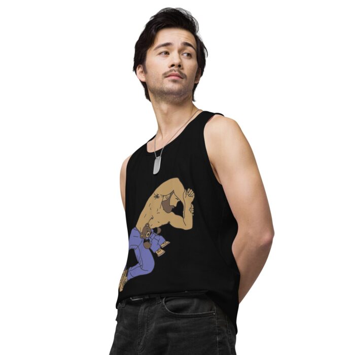 Men’s premium tank top - Teddy Bear Snuggles - Image 5