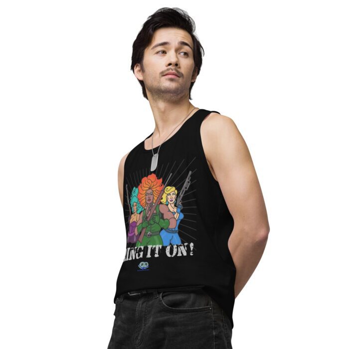 Men’s premium tank top - War on Drag - Image 4