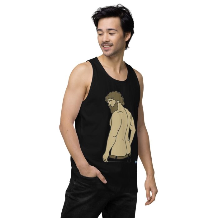 Men’s premium tank top - Curly Hair and All that Ass - Image 4