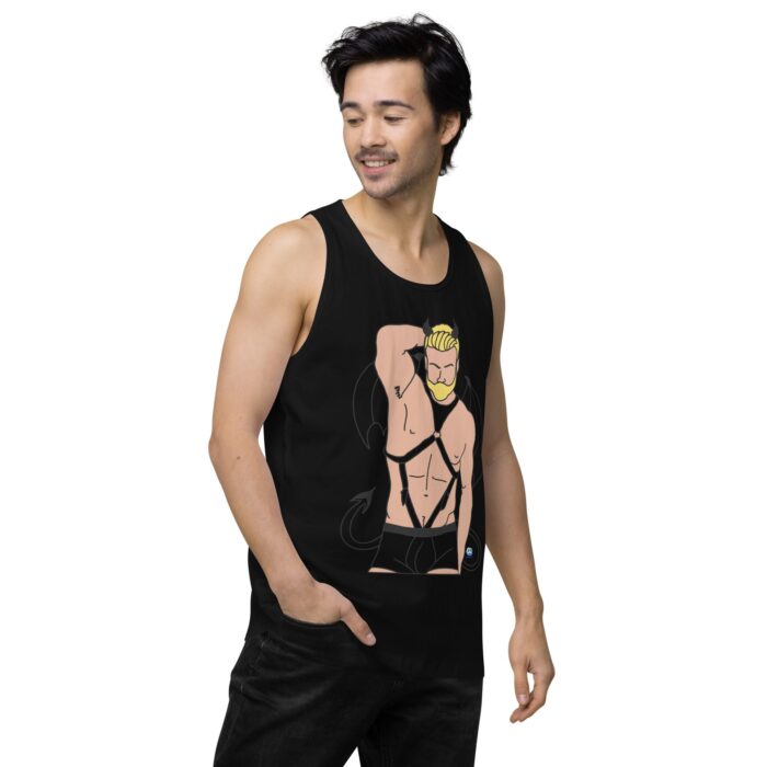 Men’s premium tank top - Devil - Image 4