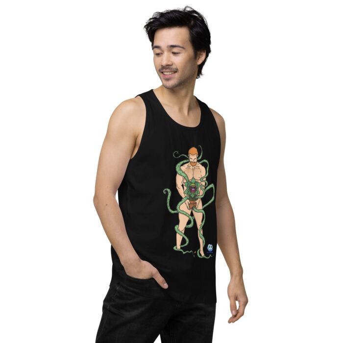 Men’s premium tank top - Feed Me - Image 4