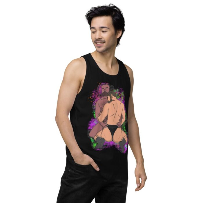 Men’s premium tank top - Mesh - Image 4