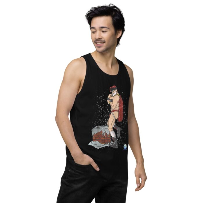 Men’s premium tank top - Santa's Sack - Image 4