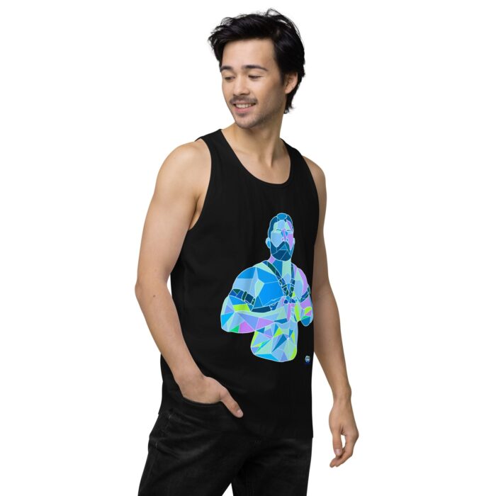 Men’s premium tank top - Shattered - Image 3