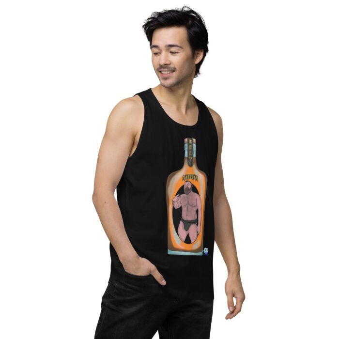 Men’s premium tank top - Two Fingers - Image 4