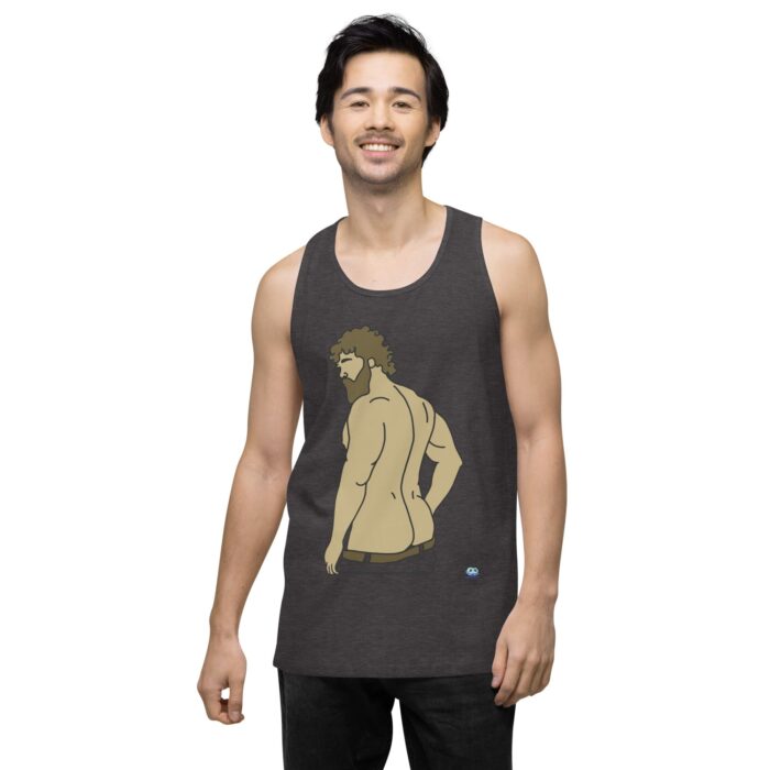 Men’s premium tank top - Curly Hair and All that Ass - Image 23