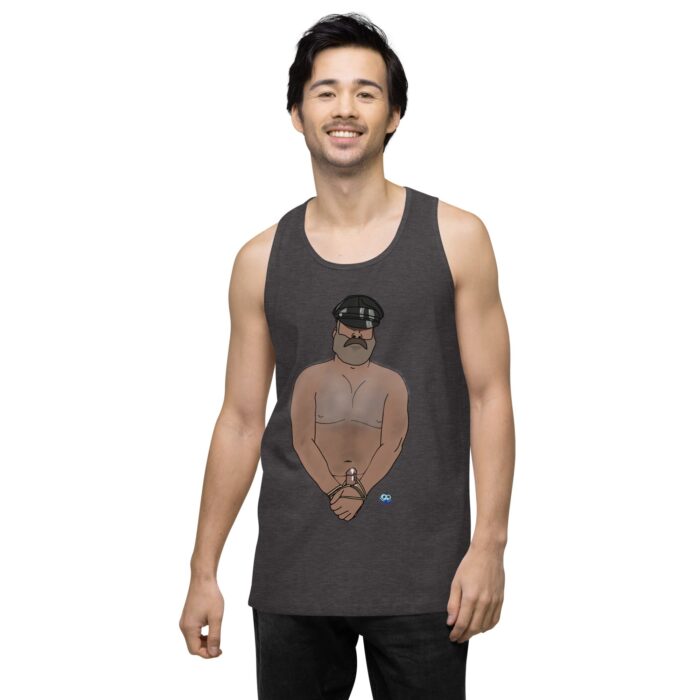 Men’s premium tank top - Hairy Daddy - Image 23