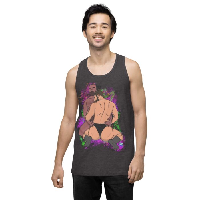 Men’s premium tank top - Mesh - Image 23