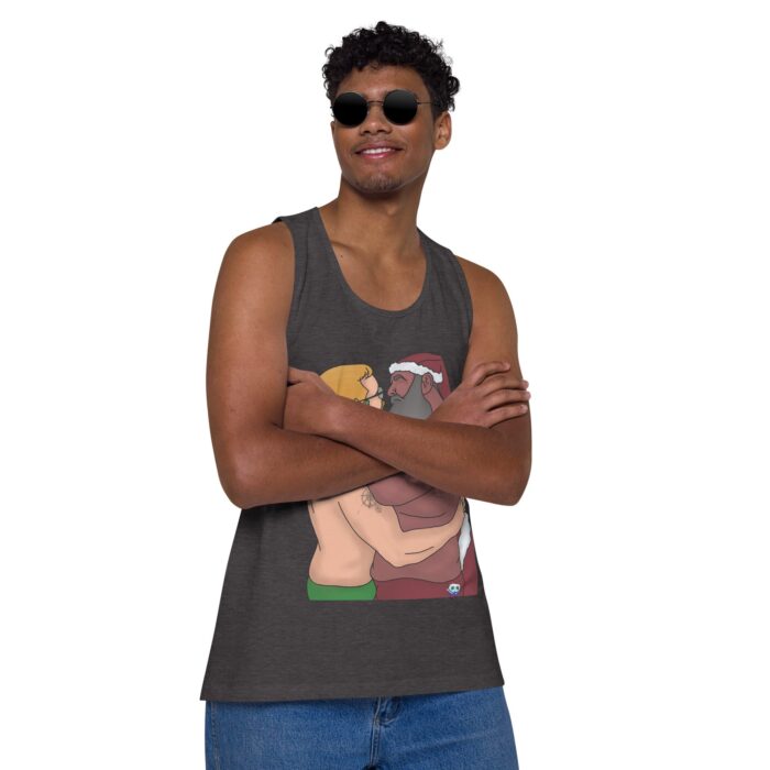 Men’s premium tank top - Mr & Mr Clause - Image 19