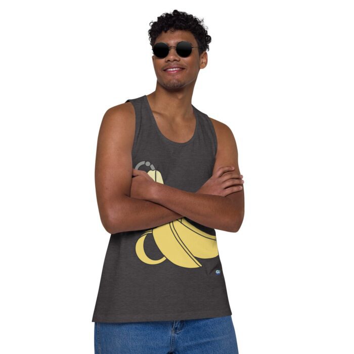Men’s premium tank top - Pierced Banana - Image 19