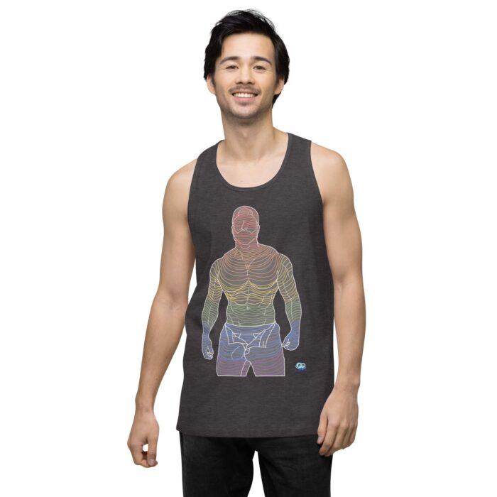 Men’s premium tank top - Ripples - Image 23