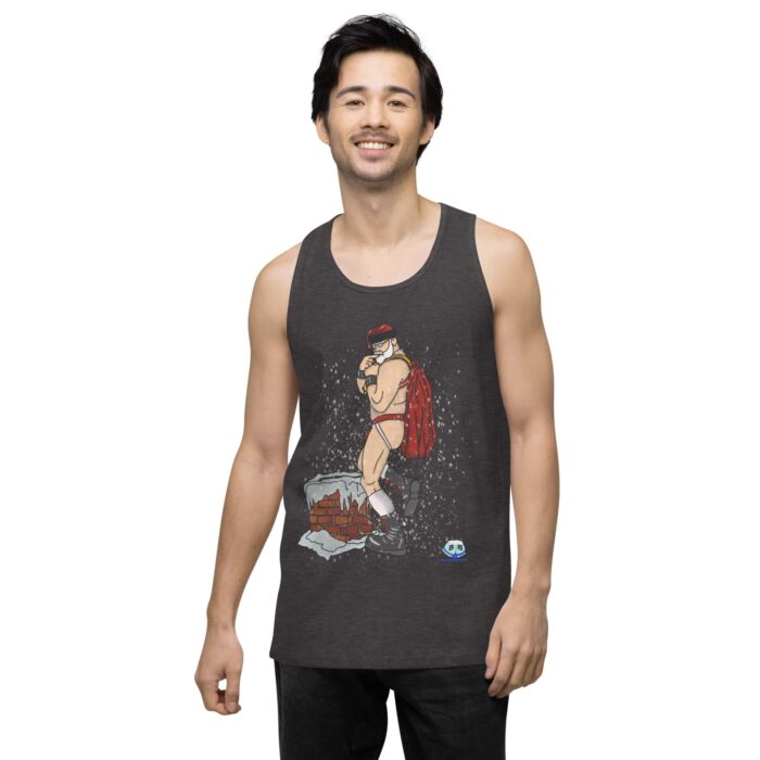 Men’s premium tank top - Santa's Sack - Image 23