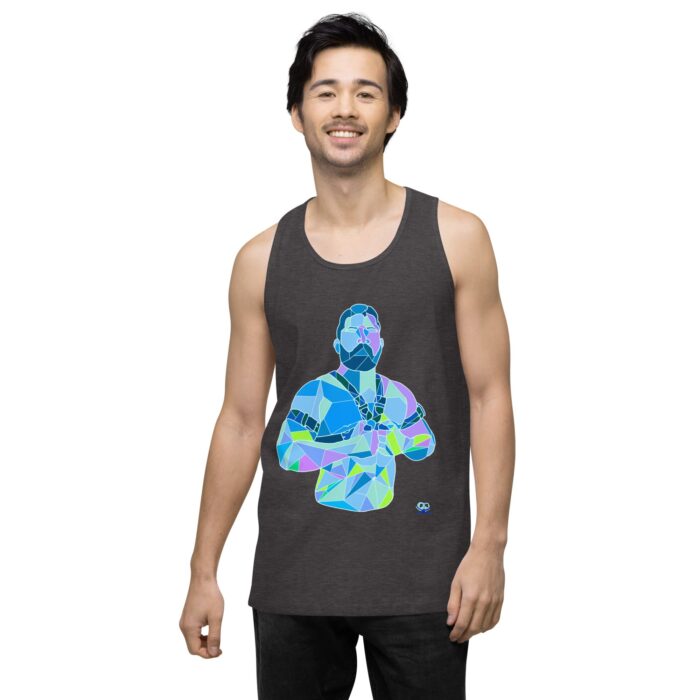 Men’s premium tank top - Shattered - Image 22