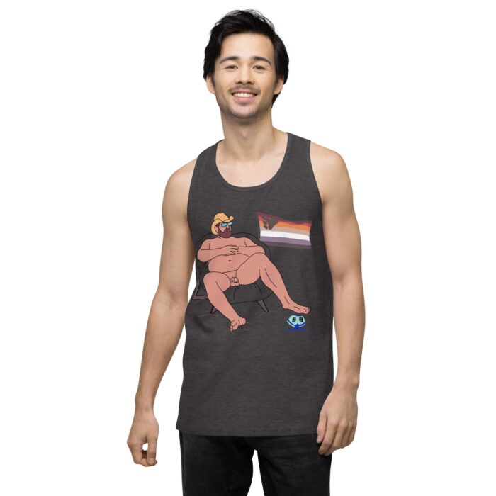 Men’s premium tank top - Beach Day - Image 17