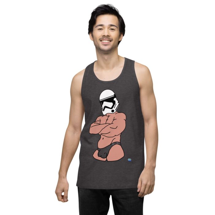 Men’s premium tank top - Super Trooper - Image 22