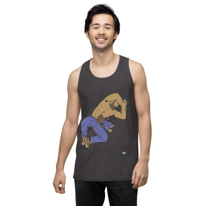 Men’s premium tank top - Teddy Bear Snuggles - Image 23