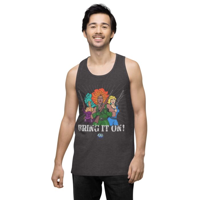Men’s premium tank top - War on Drag - Image 22
