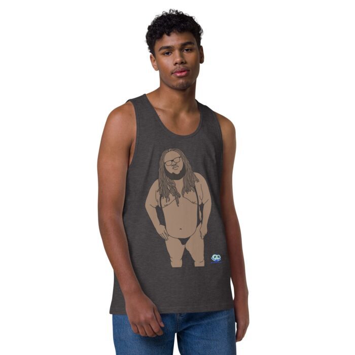 Men’s premium tank top - Chub with Dreadlocks - Image 18