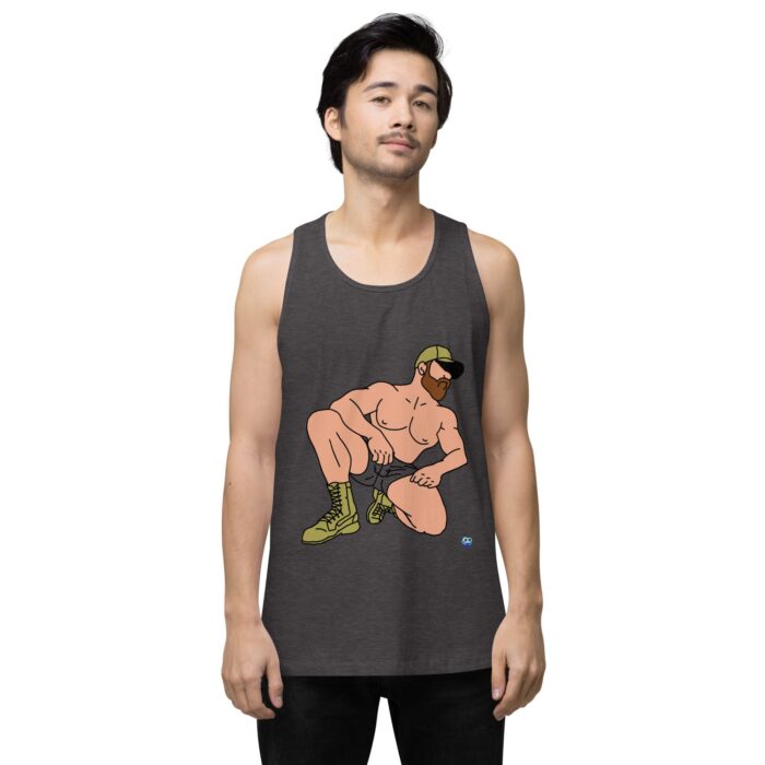 Men’s premium tank top - Combat Boots - Image 22